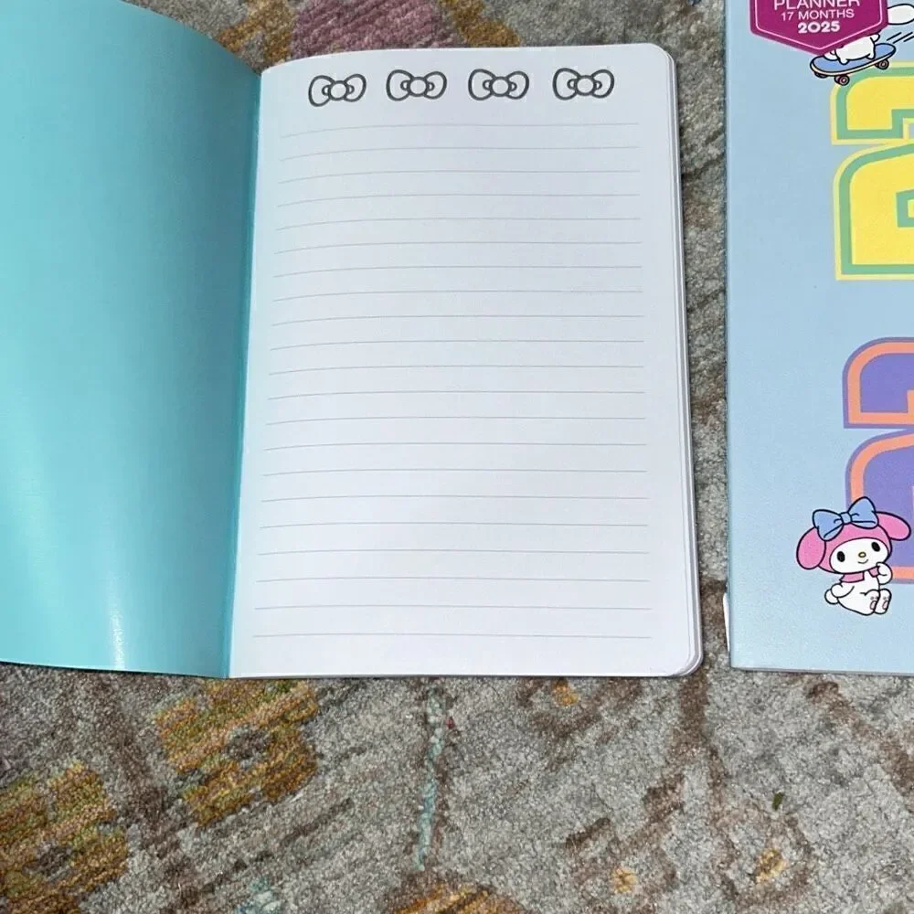 Hello kitty note book and 2025 monthly planner bundle.